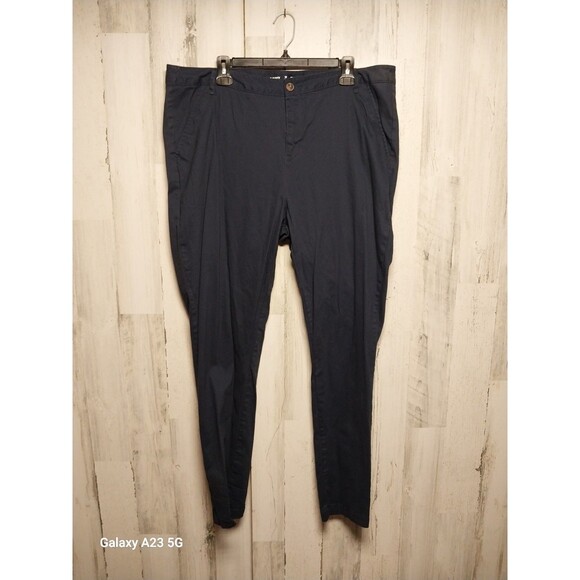 Old Navy Skinny Stretch Pants Navy Blue Size 18 Tall - Picture 1 of 7